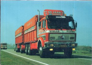 Vintage Trucks on Postcards GERMANY1981 MERCEDES-BENZ 2628, 280 PS, 8 Zylinder