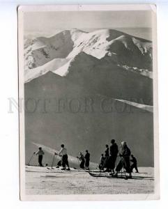 221327 POLAND TATRY Kasprowy ski old postcard