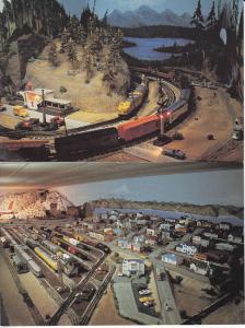 Trainland USA Colfax Iowa Lionel Model Train Layout 6 Cards