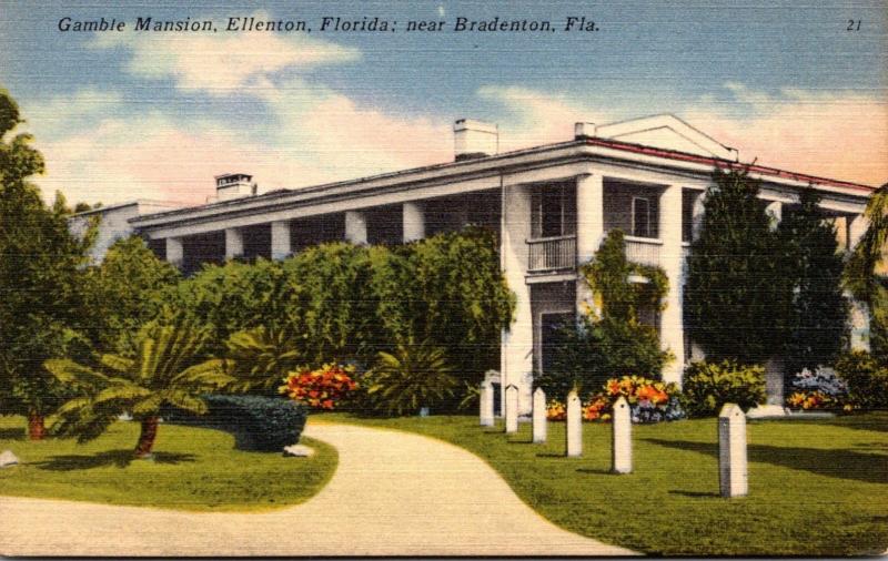 Florida Bradenton Gamble Mansion