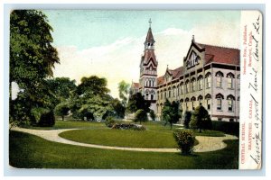 1907 Central School, Brantford Canada General Delivery Stamp Postcard 