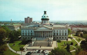 Vintage Postcard The State House Tourist Attraction Sherman's Shells Columbia SC