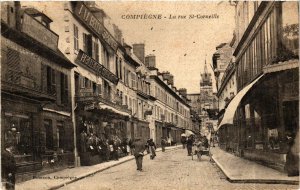 CPA COMPIEGNE La Rue St-Corneille (377820)