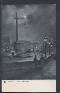 London Postcard - Trafalgar Square In The Moonlight   RS10608