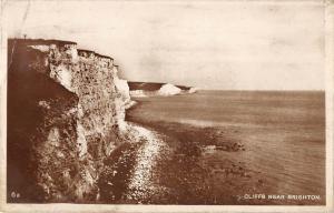 BR78599 cliffs near brighton   uk