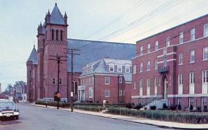 NH - Nashua. St. Patrick's Rectory, Parish School & Church