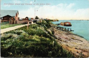 Fort Gibbon Weare & Tanana on Yukon River Alaska Unused Postcard F48