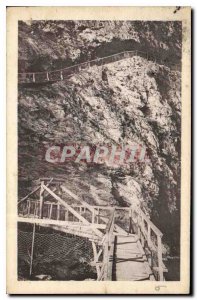 Old Postcard Haute Savoie Servoz Gorges Diosaz Bellows Bridge