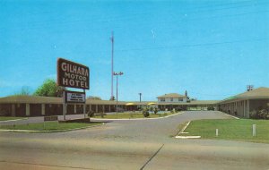 Greenville MS Gilhara Motor Hotel Hwy 82 Postcard