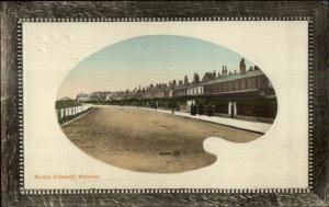 Waterloo England Painter's Palette Border c1910 Postcard MARINE CRESCENT