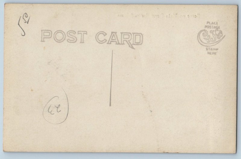 c1910's Scene On Main Street Rutland Massachusetts MA RPPC Photo Postcard