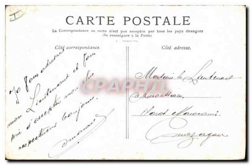 Old Postcard The Paris City Hall