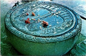 Foot Steps Of Buddha Buddh Gaya India Buddhist Religious Chrome Postcard