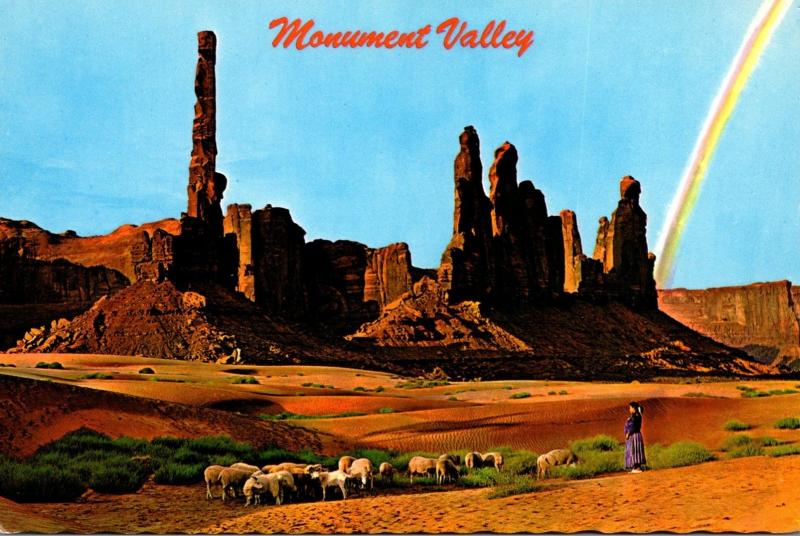 Arizona Monument Valley Tending Navajo Sheep