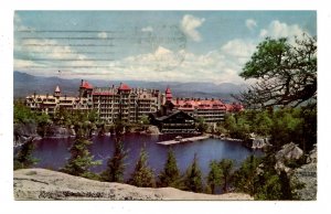 NY - Catskills, Mohonk Lake. Lake Mohonk Mountain House