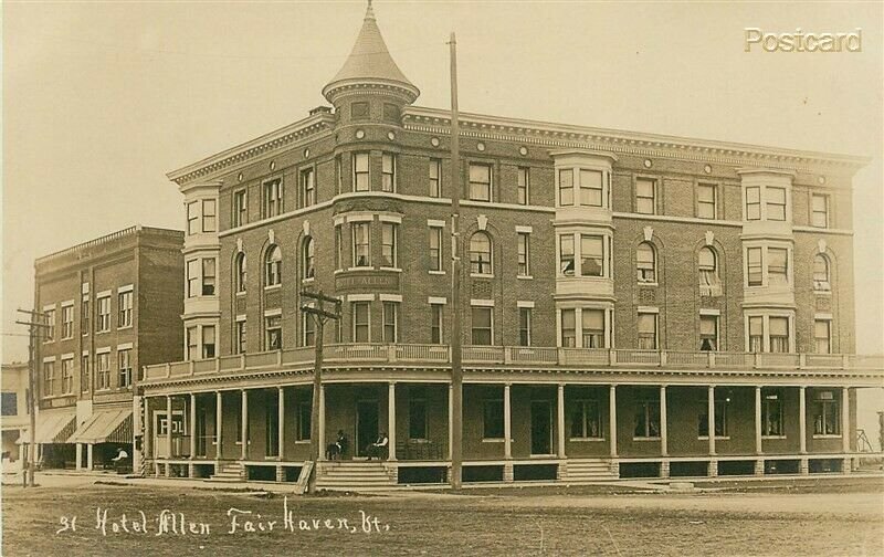 VT, Fair Haven, Vermont, Hotel Allen, No. 31, RPPC United States