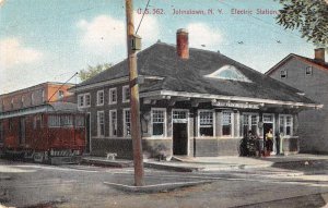 Johnstown New York Electric Station Vintage Postcard AA12221