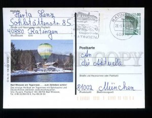 210567 GERMANY Bad Wiesee am Tegernsee balloon postal card