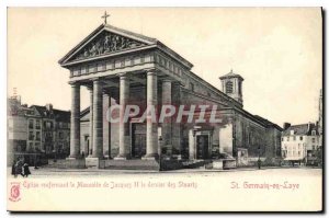 Old Postcard Church housing the Mausoleum of Jacques II, the last of the Stua...