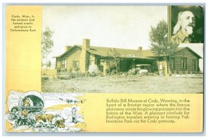 c1910's Buffalo Bill Museum at Cody Wyoming WY Antique Unposted Postcard