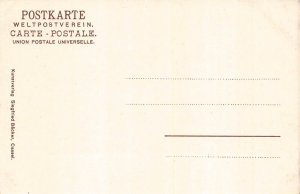 A093 Ethnic Gruss aus Hessen People in traditional costume vintage postcard