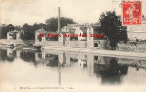 France, Melun, Le Quai Saint-Ambroise, Levy Fils LL No 4