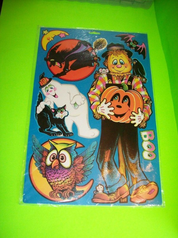 Halloween Beistle Decorations Vintage SEALED 1981 Witch Owl Skull 10 Different