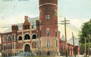 Postcard Tuck's Early View of  State Armory, Utica, NY.     L1