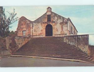 Unused Pre-1980 CHURCH SCENE San German Puerto Rico PR A6221