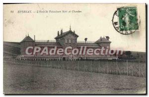 Old Postcard Epernay Ecole De Viticulture Keyword And Chandon