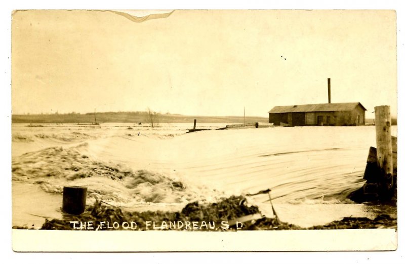 SD - Flandreau. The Flood of 1912   *RPPC