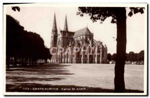 Postcard Chateauroux Old Church St Andre