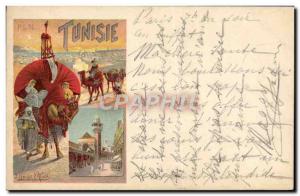 Old Postcard Train PLM Tunisia Camel