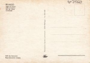 BF29769  lago di como bellagio   italy  front/back image