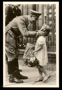 3rd Reich Germany Hitler Hoffmann 223 Little Girl Stamp Image Real Photo R 91567