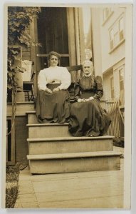 Rochester NY Emma Skinner & Mother Vandevheyden c1915 Postcard R2