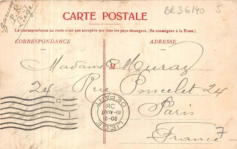 BR36140 La poste et marche cocherill Liege      Belgium