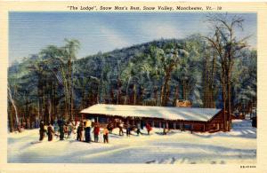 VT - Manchester. Snow Valley, The Lodge (Skiing)