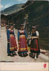 Switzerland Postcard - Evolene, Swiss Costumes / Fashion  RR19990