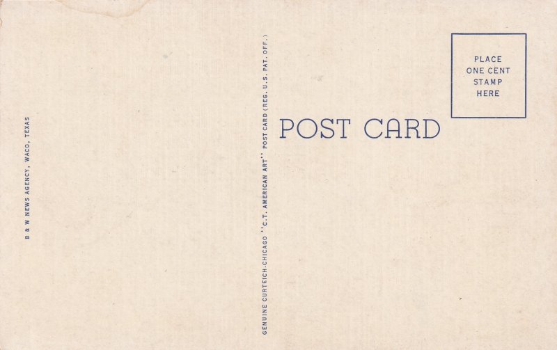 Cameron Park Waco Texas TX Postcard C61