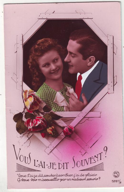 P685 JLs old card couples vous l,ai-je dit souvent ? france