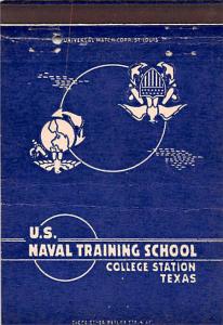 US Naval Training School Advertising Unused 