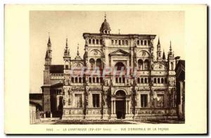 Old Postcard View of Pavia Chartreuse & # 39Ensemble Of The Facade