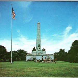 c1970s Springfield, IL Lincoln Tomb Oak Ridge Cemetery Obelisk Pontiere PC A309