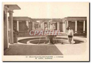 Old Postcard Deauville Beach Fleurie Atrium