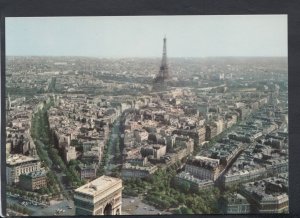 France Postcard - Aerial View of Paris - L'Arc De Triomphe  RR4263