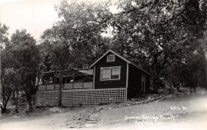 D98/ Hopland California Ca Postcard Real Photo RPPC c1940s Duncan Springs Resort