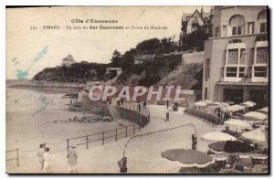 Old Postcard Emerald Coast Dinard A corner of the Bar and Emerald Pointe du Reel