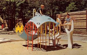 TUXEDO, NY  New York  STERLING FOREST GARDENS Kids on Playground  1961 Postcard