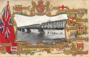 br105922 victoria bridge montreal canada litho